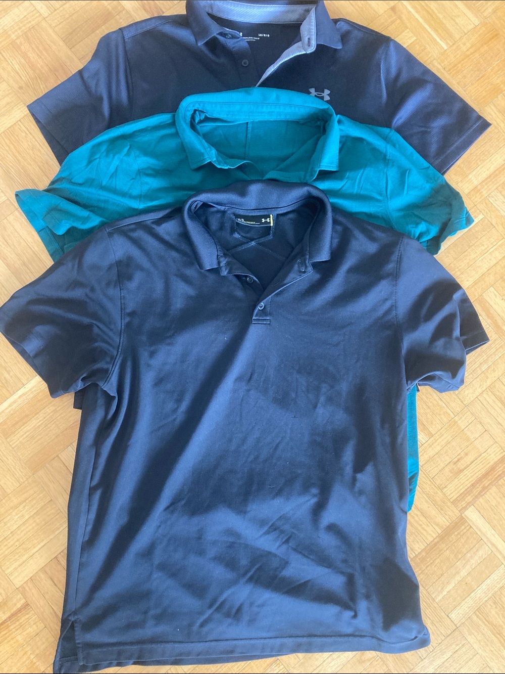Under Armour Men’s Polo Pack - Navy and Teal Trio
